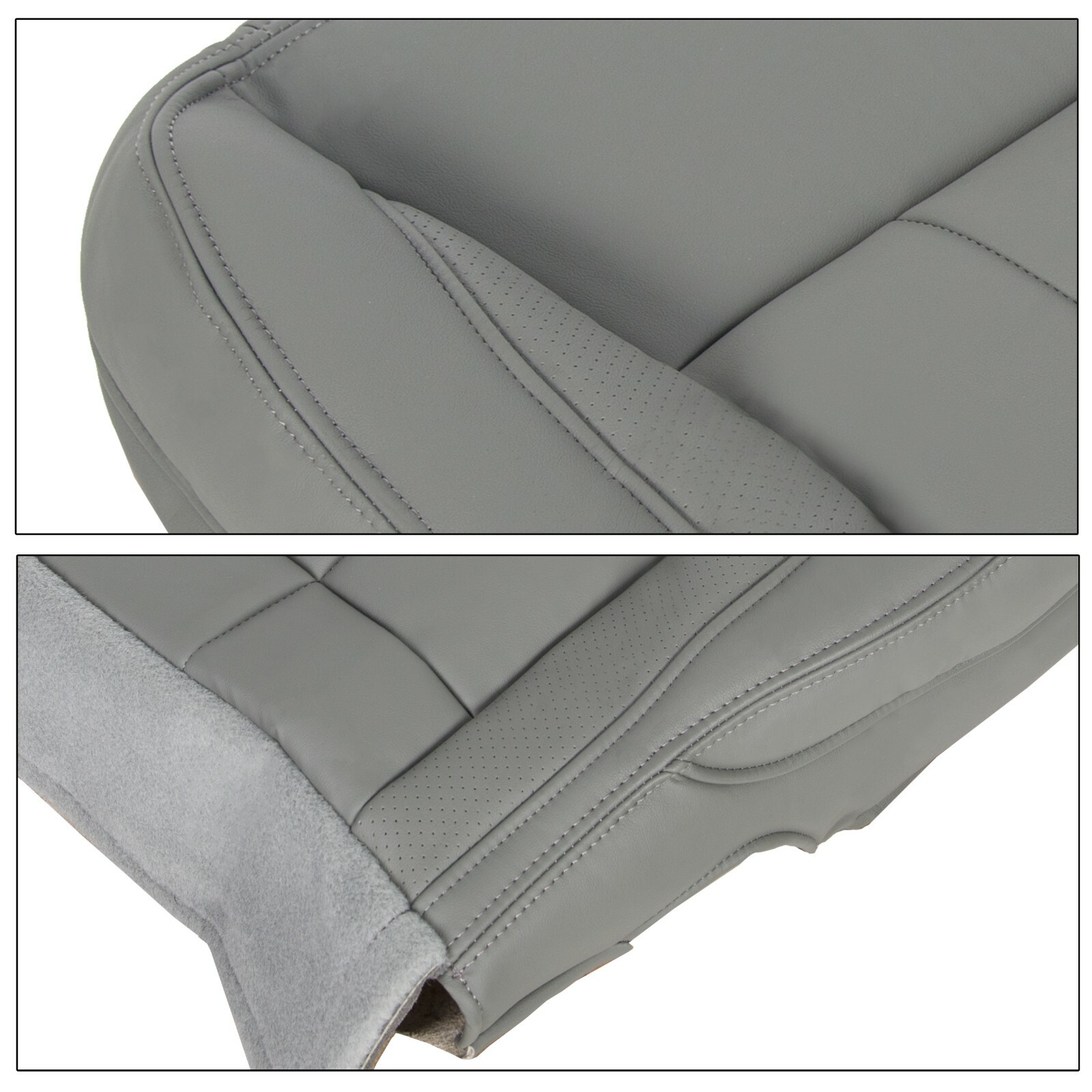 For 0609 Dodge Ram 1500 2500 New Driver LH Side Bottom Seat Cover Gray