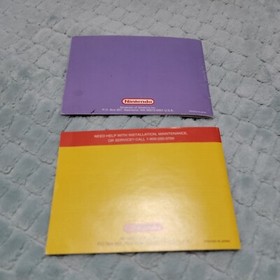 Tetris tetris 2 Nintendo Nes instruction booklet manuals vintage video game