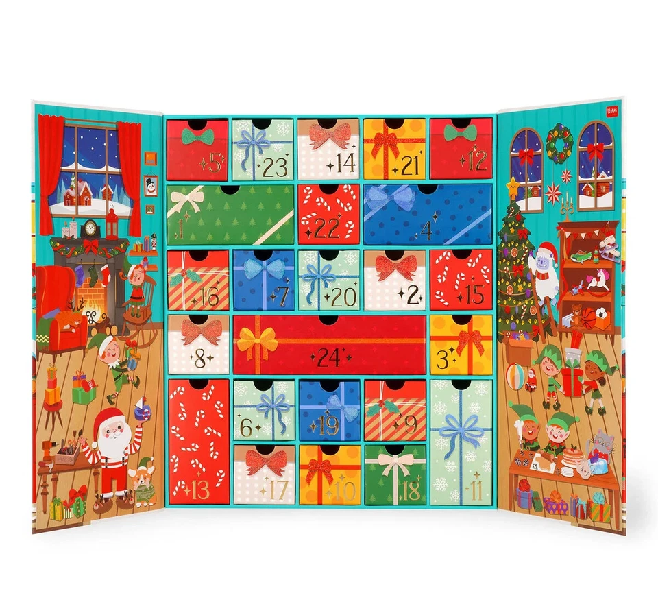 Legami Calendario dell'Avvento Natale 2024 + Penna Santa Claus in omaggio - Image 3 of 4