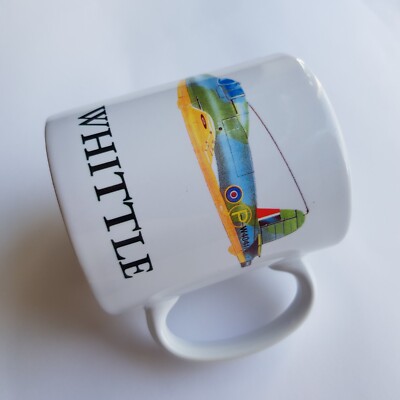 Royal Air Force RAF Whittle Flugzeug Keramik Kaffee Tee Becher Vintage Düsenflugzeug
