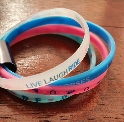 Depesche Miss Melody friendship bracelets silicone bands hair bands accessories