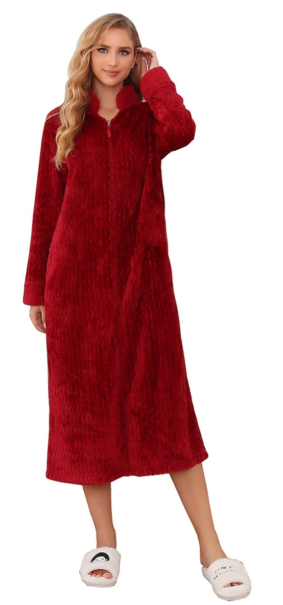 Fleece Red Robes for Women for sale | eBay