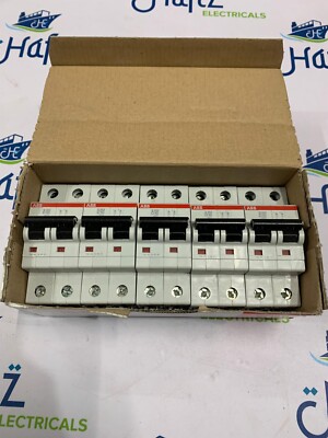 ABB S202-D10 MINIATURE CIRCUIT BREAKER 10 A 2 POLE (BOX OF 5 PCS) FREE SHIPPING