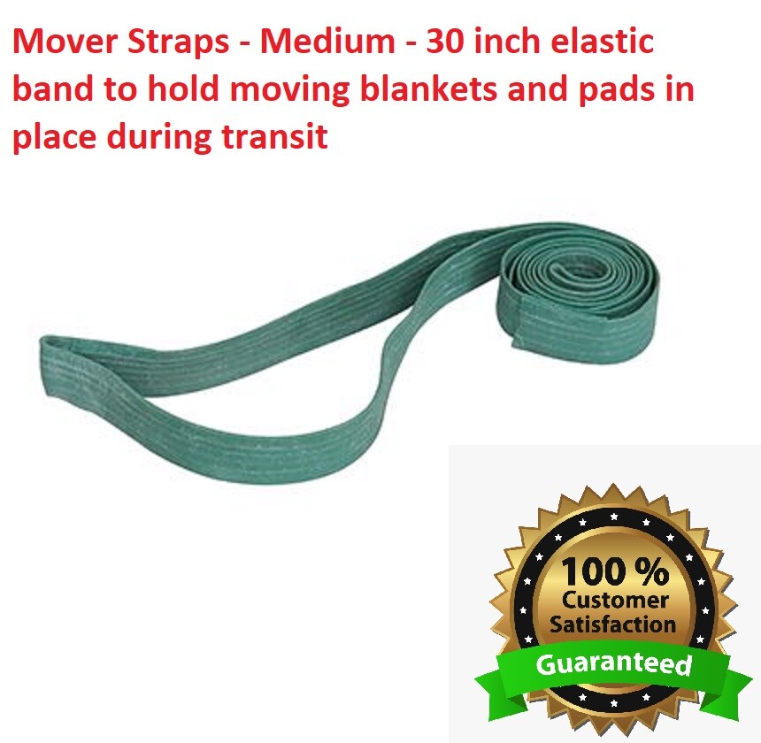 12 Heavy Duty Rubber Mover Bands Elastic Strap for Moving Blanket