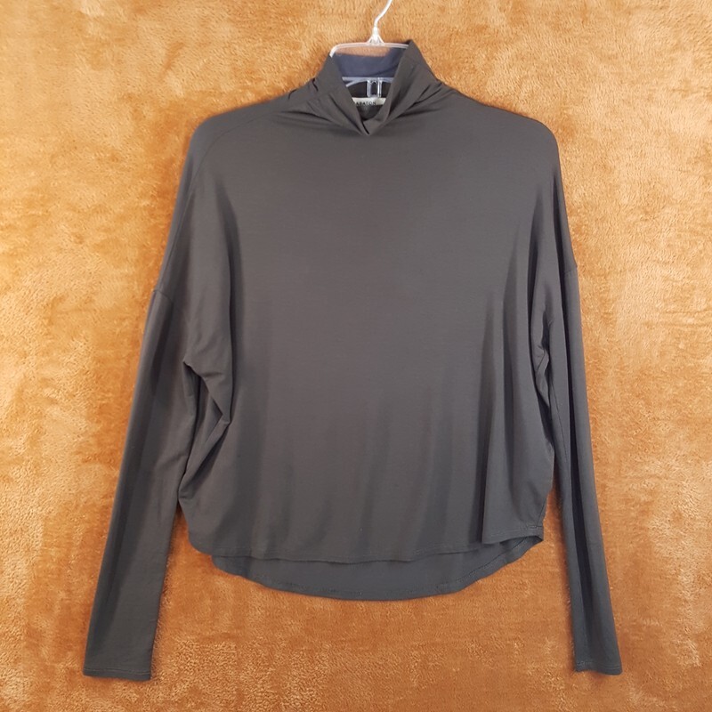 BABATON ARITZIA Top Womens XXS Green Pullover Turtleneck