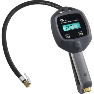 PCL DTI081N  Digital Inflator Gauge 0.53m (21'') Hose with Euro Connector