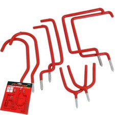 8pc Garage Hooks Organizer Wall Mount Hanging Storage Utility Hangers CT0382