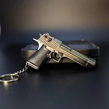1:3 Desert Eagle Metal Keychain Gun Model Keychain Pistol Keychain For Men