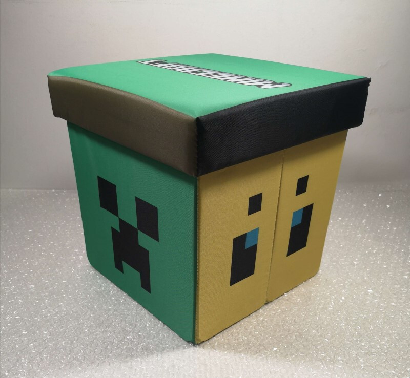 MINECRAFT STORAGE STOOL 4 FACES | eBay