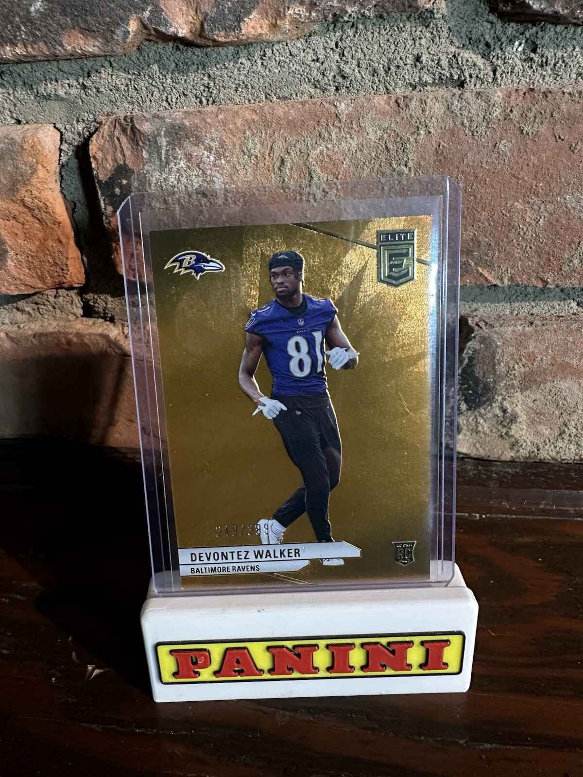 2024 Panini Donruss Elite Devontez Walker #123 Gold RC /399