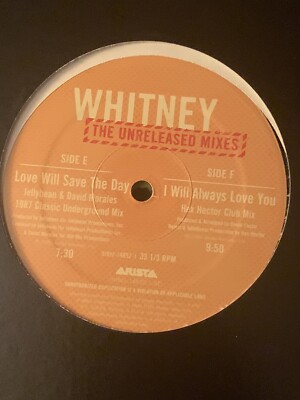EACH BOX SET Whitney Houston Unreleased Mixes 4 LP record boxset