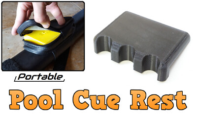 Portable Pool Cue Sticks Holder Snooker Rest Tool Billiard Rack for Table Edge