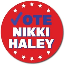 Magnet Me Up Vote Nikki Haley 2024 Republican Party Magnet Decal, 5 Inch