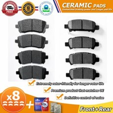 Front & Rear Ceramic Brake Pads for Subaru Forester Impreza Legacy Outback