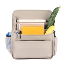 Front Seat Organizer Car Upholstery Leather Passenger Seat Storage Bag Large Dur