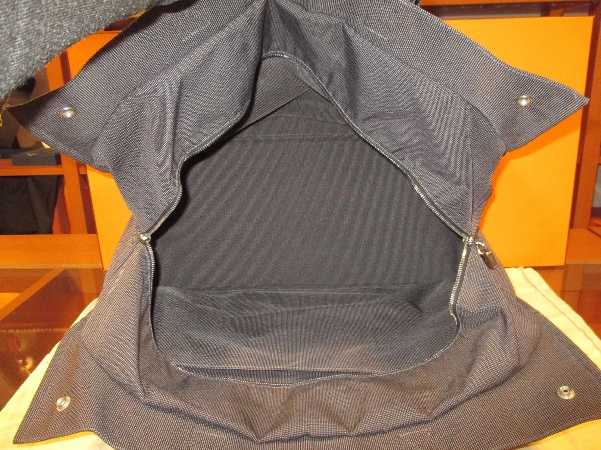 HERMES Hermes Herline TGM Business Bag Tote Bag Unisex Gray Men