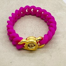 Rustic Cuff Fuchsia Pink Silver Logo Madison ...