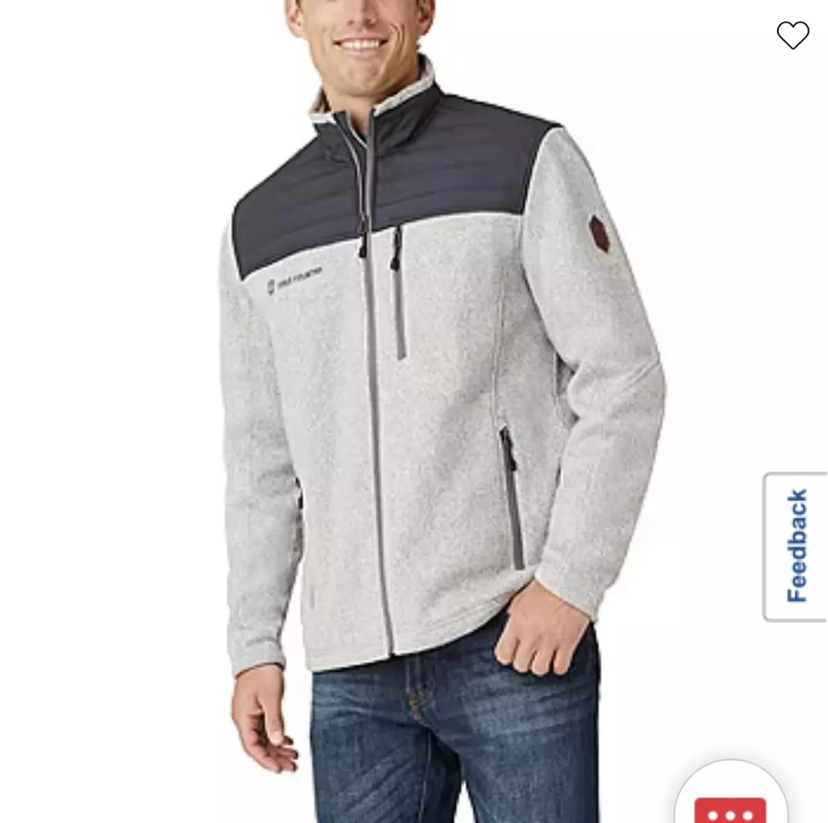 Free country top men's fleece jacket