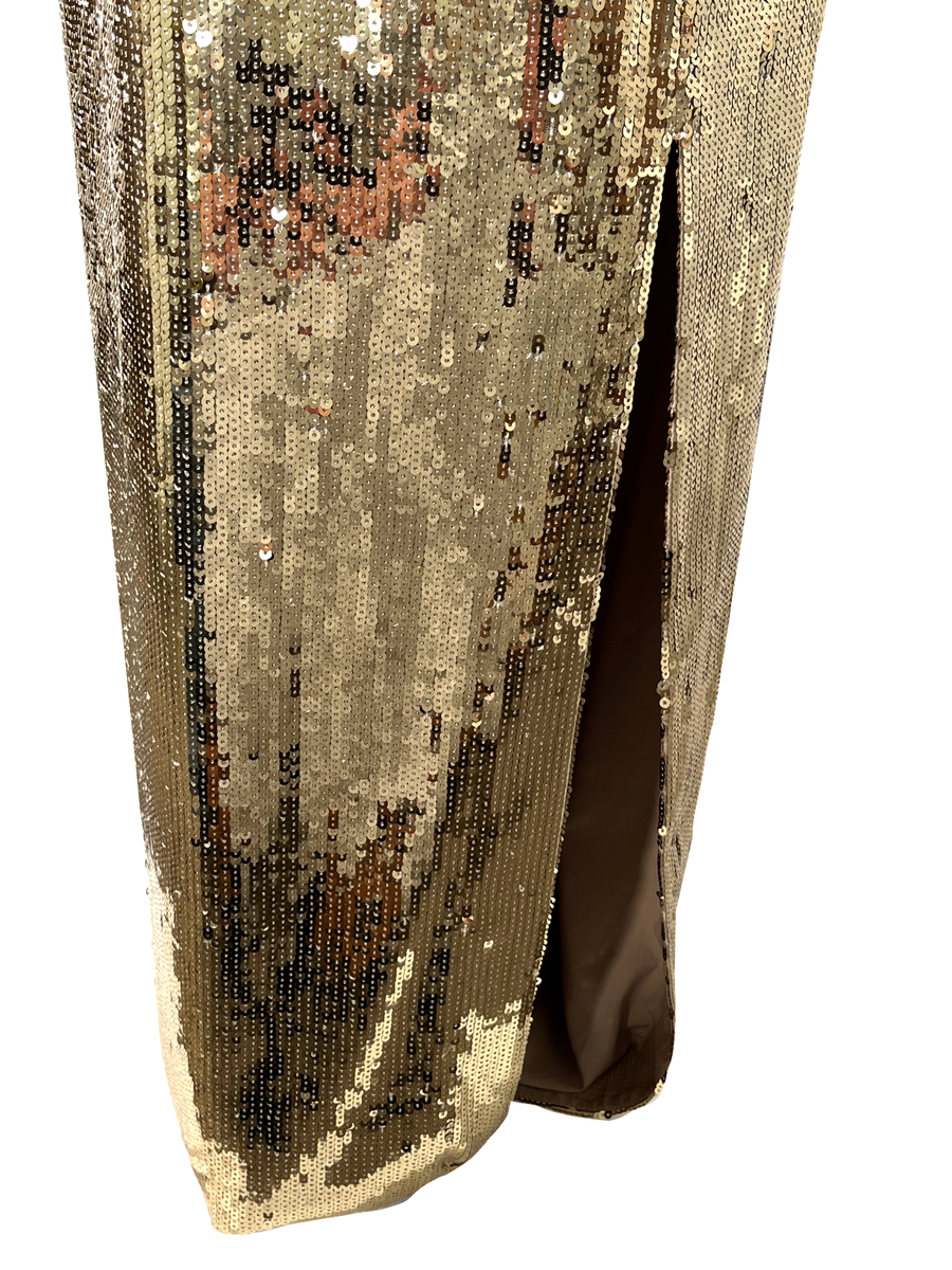 st john gold dress st john couture Gold Dress main image 1