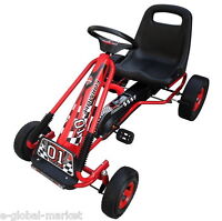 Pedal Go-cart Ride-on Car Kids Chirldren Outdoor Fun Games Adjustable Seat Red Pedal Go-cart Ride-on Car Kids Chirldren Outdoor Fun Games Adjustable Seat Red