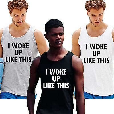 I Woke Up Like This Vest T Shirt Top Beyonce Surfboard Flawless Yonce Beach Ebay
