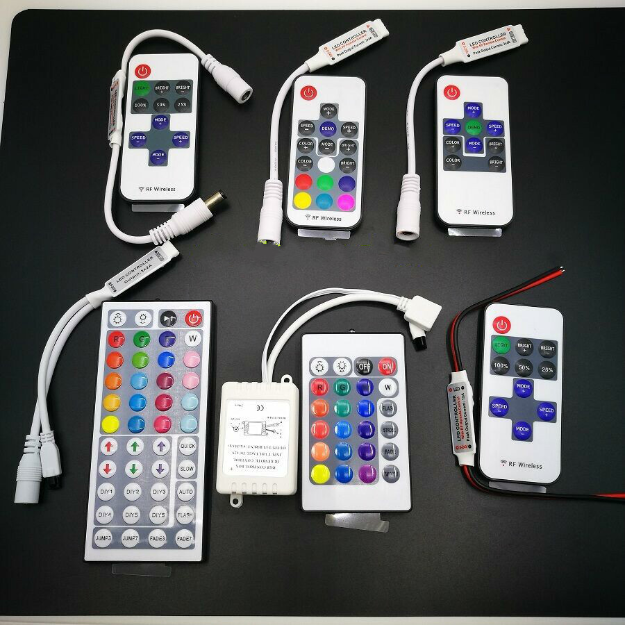 For 3528 5050 RGB LED Strip Light Mini 3/24/44 Key IR Remote For 3528 5050 RGB LED Strip Light Mini 3/24/44 Key IR Remote