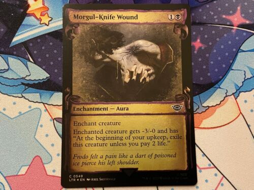 Morgul-Knife Wound Showcase Scrolls Foil - LTR 0549 - NM - MTG Magic - Picture 1 of 1