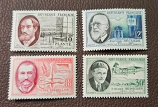 3112 - FRANCE - SCOTT# 821 - 824 - MNH - CAT $3.75