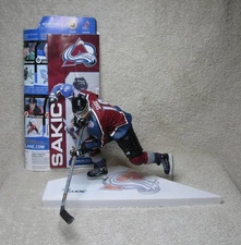JOE SAKIC 2002 McFarlane NHL Hockey Series 3 Figure & Accessories AVALANCHE