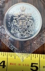 1964 Canada 80% Silver 50 Cents Half Dollar BU Uncirculated In Original Cello