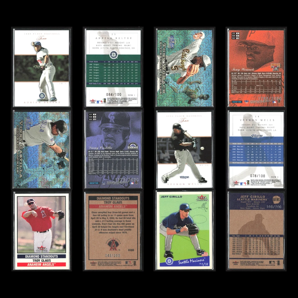 Serial #'d Lot 50 Baseball Cards Dealer Bulk Wholesale Fleer Pinnacle Playoff - Image 4 of 4