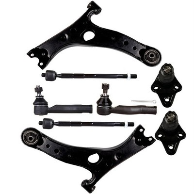 Front Tie Rod End Upper Control Arm And Ball Joint For Toyota RAV4 2001-2003
