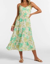 O'neill Leona Midi Dress Peacock Green