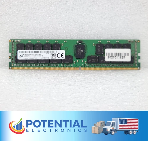 Micron MTA36ASF4G72PZ-2G6 32GB (1x32GB) 2RX4 PC4-2666V DDR4 Server Memory