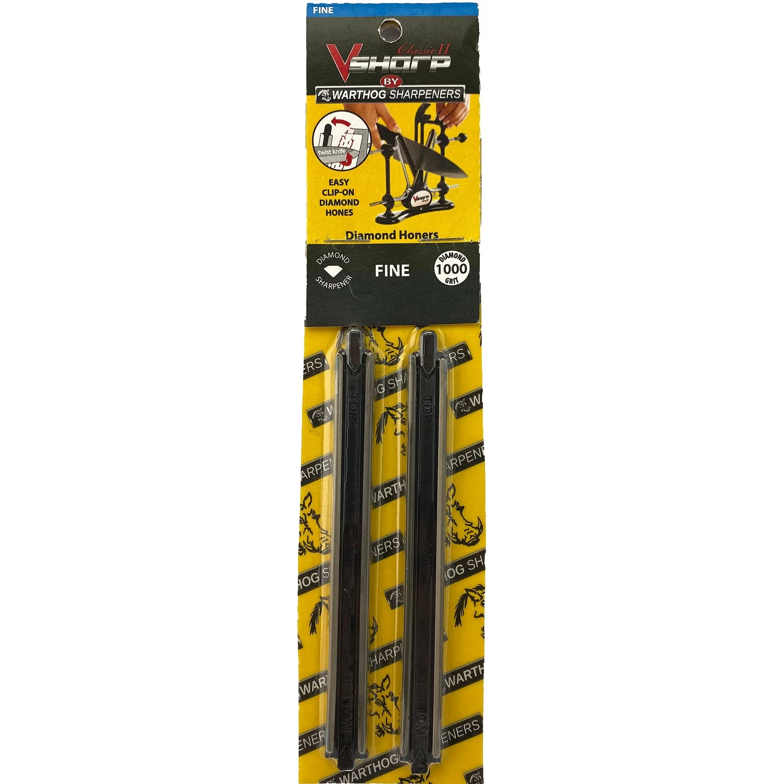 Warthog V-Sharp A4 Replacement Hones, FINE 1000 Grit for A4 & Classic II Knif...