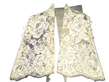 Fashion Polyester Detachable Lace Sleeves Lace White Fake Arm Sleeves Detachable