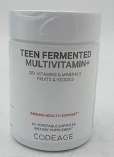 Teen Fermented Multivitamin+ 60 Capsules Exp 3/28