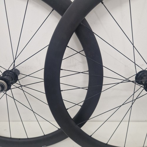 Shimano WH-RS710 C46 carbon wheelset, 46mm rims, Disc brakes. TLR. - Picture 14 of 24