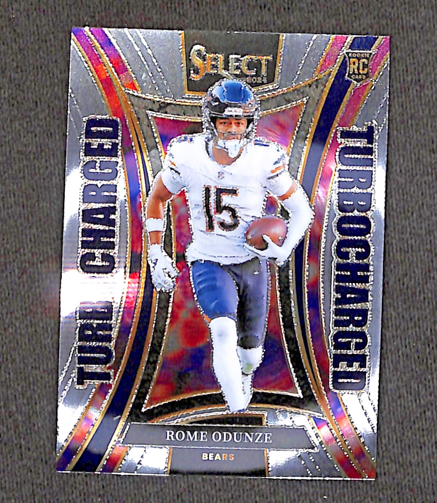 2024 Panini Select - Turbocharged Rome Odunze #22 (RC)