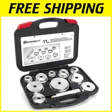 Professional 11-Piece Bearing Press Tool Set with Frustration-Free Storage Case