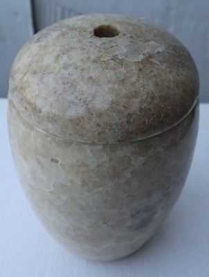 Onyx brush holder available in light and brown cm 25hx13 No. A