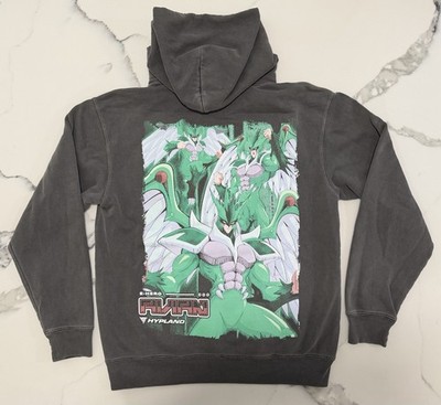 HYPLAND x YUGIOH AVIAN VINTAGE BLACK HOODIE SZ M NEW