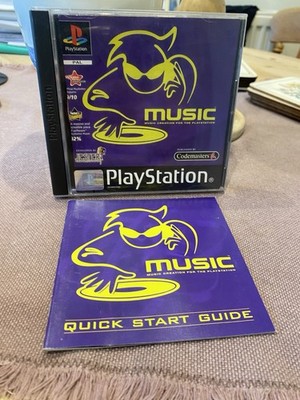 Music Sony PS1 Game With Quick Start Guide Included VGC Disc Tested Refurbished