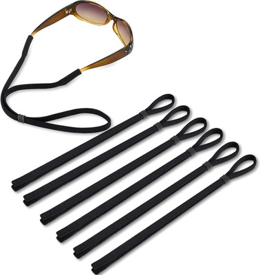 Glasses Strap Great Value 6 Pack Black,Soft Glasses Lanyard Suitable Various Spo