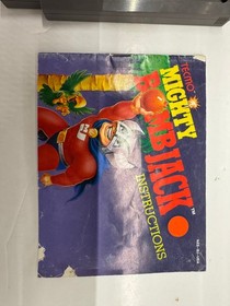 Mighty Bomb Jack Nintendo NES 1987 Complete in Box CIB! L@@K!