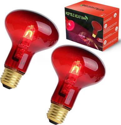 Red Heat Light UVA Spot Lamp 100W Reptile Heat Lamp Infrared Basking Bulb for Be