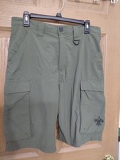 Boy Scouts Of America BSA Official Uniform Cargo Shorts Nylon Adult Size Small