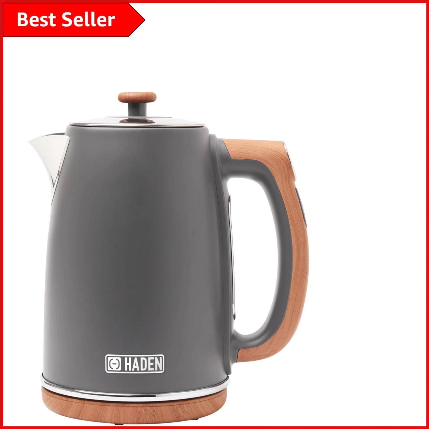Fast Boiling 1.7L Temperature Control Kettle – 3000W Cordless Stainless Steel