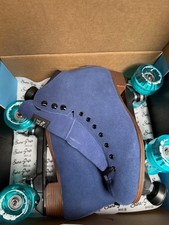 Sure Grip Boardwalk Plus Blueberry Suede roller skates mens size 10