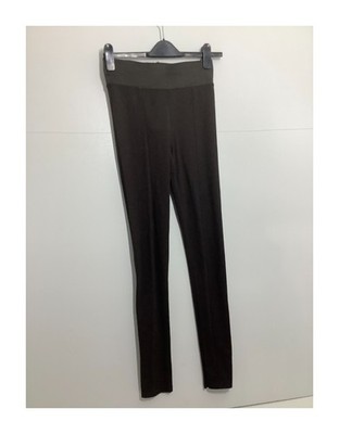 ZARA Basic Damen Schwarz Hohe Taille Leggings Größe M 30 Zoll Bein 26 Zoll Taille Eur 38